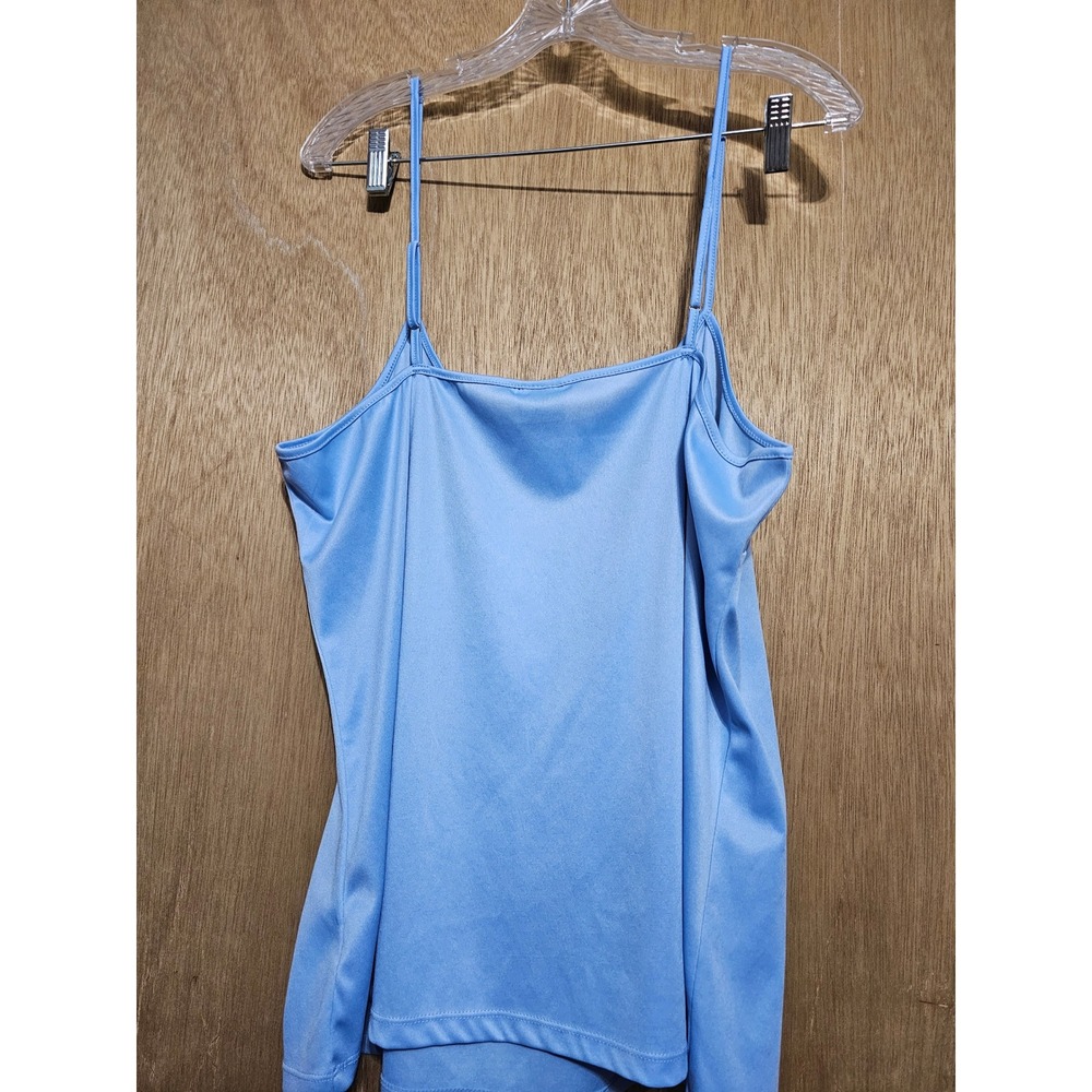 Faded Glory Women's Light Blue Spaghetti Strap Tank Top Size XXL - Picture 1 of 3
